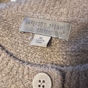 Barefoot Dreams CozyChic Lite Taupe Cardigan
